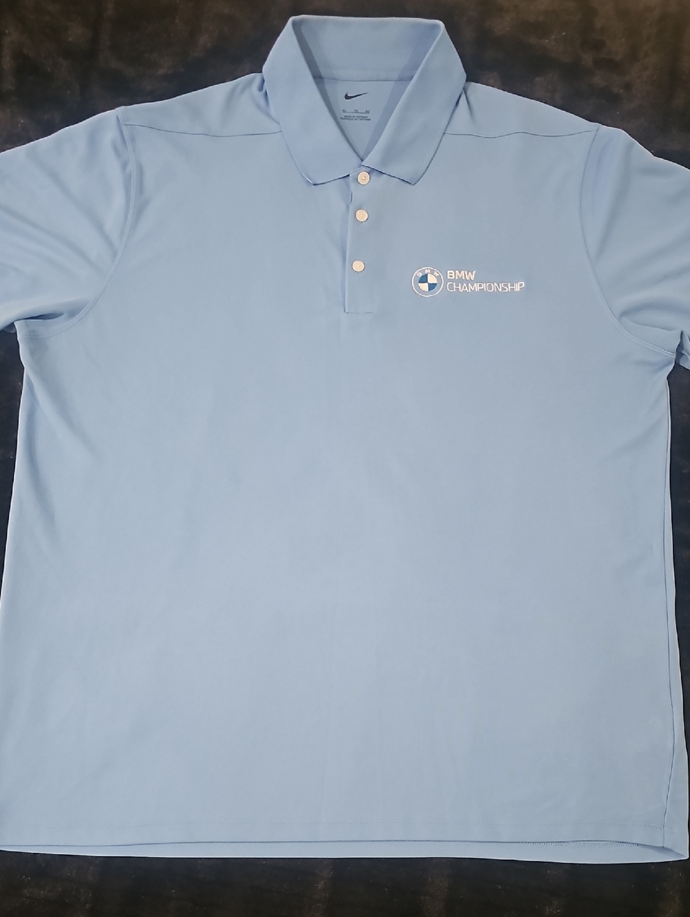 Nike Light Blue BMW Championship Short-Sleeve Polo